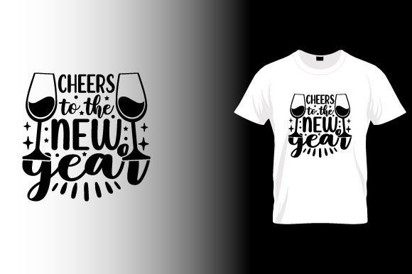 About Happy New Year T-Shirt Design: Graphics & Print Templates