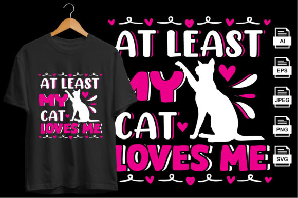Cat Lover Tshirt Design: Graphics for Print Templates
