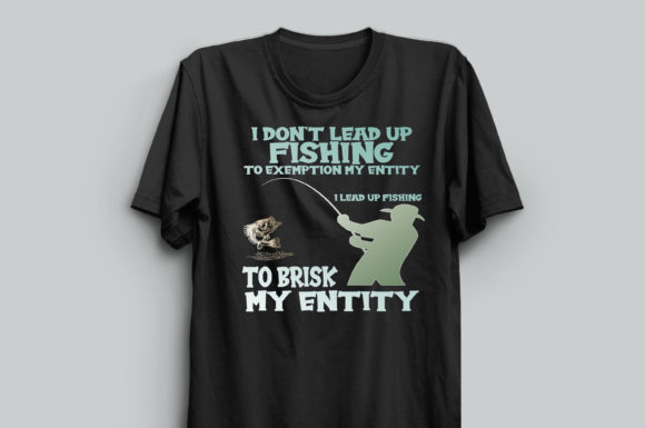 Fishing Lover T-shirt Design 12: Graphics for Print Templates