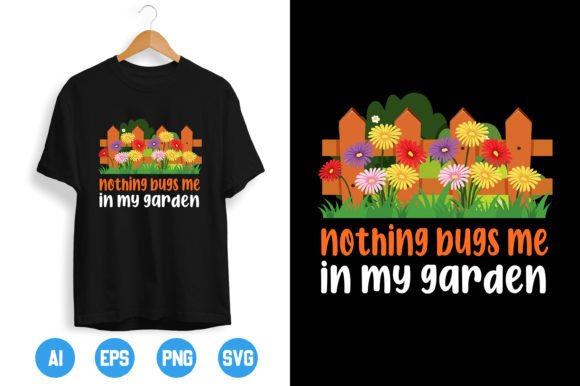 Gardening T-shirt Design 11: Graphics & Print Templates