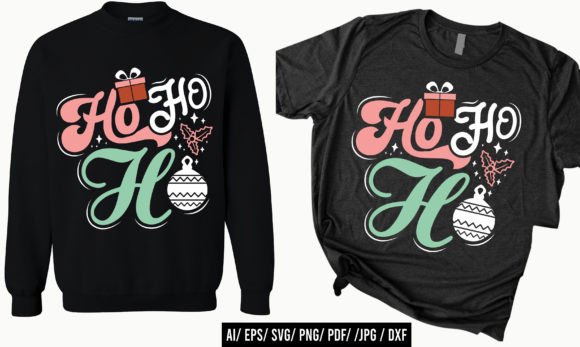 Ho Ho Ho Christmas Sweater Graphics & Print Templates