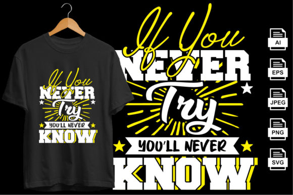 Motivational Tshirt Design: Graphics for Print Templates