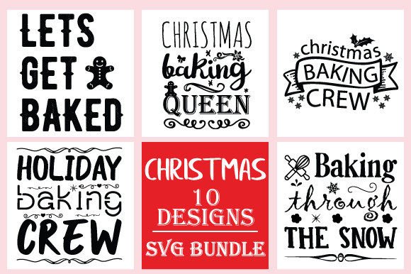 New Christmas T-shirt Bundle 10: Graphics & Print Templates