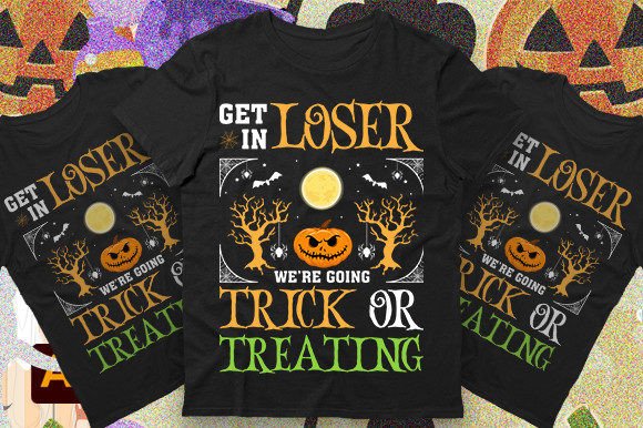 Trick or Treat Halloween T-shirt Design